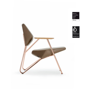 POLYGON - easy chair LEATHER